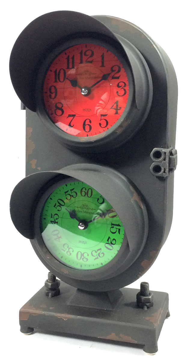 traffic light clock