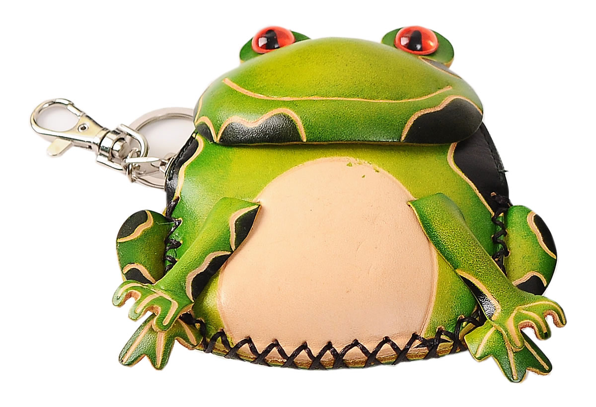 Green Froggy Frog Shaped Animal Friends Silicone Clasp Coin Purse – DOTOLY